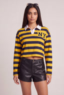 Caroline Polo Crop Top