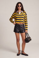 Caroline Polo Crop Top