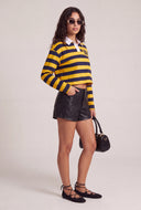 Caroline Polo Crop Top