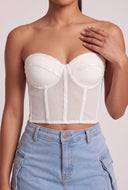 Sequin Bustier Top