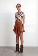 Cow Print Baby Tee