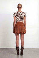 Cow Print Baby Tee