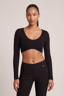 Long Sleeve Crop Top