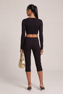 Long Sleeve Crop Top