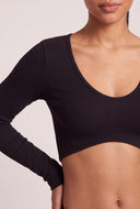 Long Sleeve Crop Top