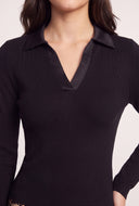 Long Sleeve Polo Top
