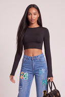 Crew Neck Crop Top