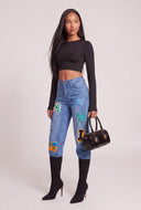 Crew Neck Crop Top