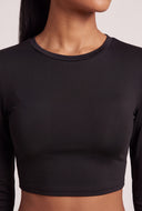 Crew Neck Crop Top