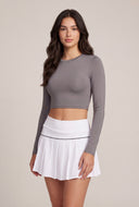 Crew Neck Crop Top