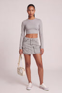 Crew Neck Crop Top