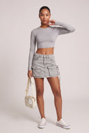 Crew Neck Crop Top