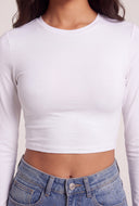 Crew Neck Crop Top