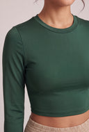 Crew Neck Crop Top