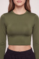 Crew Neck Crop Top
