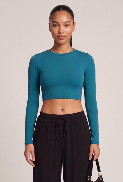Crew Neck Crop Top