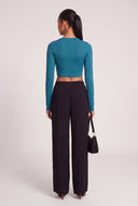 Crew Neck Crop Top