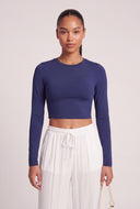 Crew Neck Crop Top