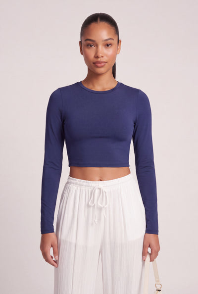 Crew Neck Crop Top