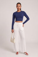 Crew Neck Crop Top