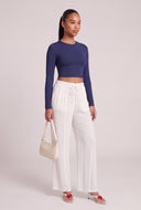 Crew Neck Crop Top