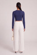 Crew Neck Crop Top