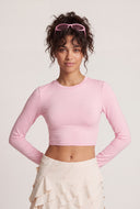 Crew Neck Crop Top