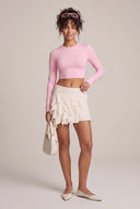 Crew Neck Crop Top