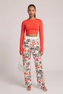 Crew Neck Crop Top