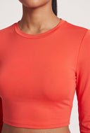 Crew Neck Crop Top