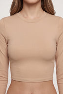 Crew Neck Crop Top