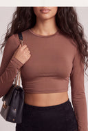 Crew Neck Crop Top