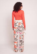 Crew Neck Long Sleeve Crop Top