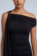 Ruched Asymmetrical Top