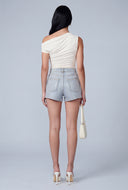 Ruched Asymmetrical Top