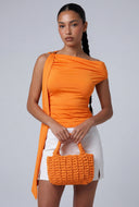 Ruched Asymmetrical Top