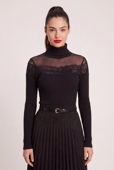 Clover Turtleneck Top