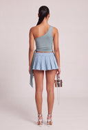 Asymmetrical Side Tie Top
