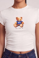 Teddy Bear Crop Tee