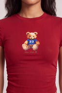 Teddy Bear Crop Tee