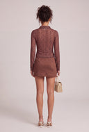 Cheetah Mesh Button Front Shirt
