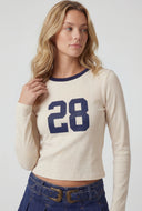 28 Crew Neck Long Sleeve Tee