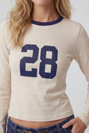 28 Crew Neck Long Sleeve Tee