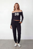 98 Off the Shoulder Crop Top