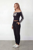98 Off the Shoulder Crop Top