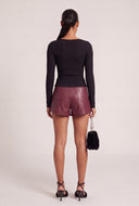 Rib Knit Long Sleeve Top