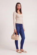 Rib Knit Long Sleeve Top