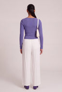 Rib Knit Long Sleeve Top
