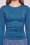 Long Sleeve Ruched Top