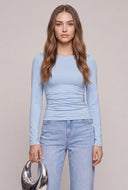 Long Sleeve Ruched Top